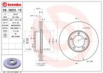 Brembo 09.3825.10 тормозной диск на JAGUAR XJ купе