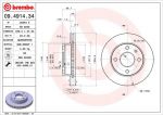 BREMBO Диск тормозной FORD ESCORT 82-90/SIERRA 82-93 передний вент.D=239мм. (561373J, 09.4914.34)