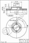 Brembo 09.5019.10 тормозной диск на TOYOTA LITEACE фургон (CM3_V, KM3_V)