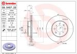 Brembo 09.5457.20 тормозной диск на HONDA CONCERTO седан (HWW)