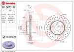 Brembo 09.5673.1X тормозной диск на SUBARU IMPREZA купе (GFC)