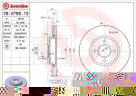 BREMBO Диск торм.пер. вент. Mondeo I-II 1,8-2,5 5026785 (561986J, 09.6766.10)