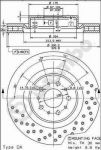 Brembo 09.6802.20 тормозной диск на FERRARI 5__ MARANELLO