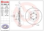 BREMBO Диск тормозной OPEL FRONTERA 95-/MONTEREY 91-99/ISUZU TROOPER 91- передний (562063J, 09.6866.20)