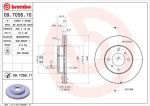 BREMBO Диск тормозной MITSUBISHI CARISMA 1.6/1.9 95-06/COLT 92-05/LANCER 92-03 передний (562011, 09.7056.10)