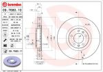 Brembo 09.7680.11 тормозной диск на PEUGEOT 607 (9D, 9U)