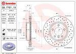Brembo 09.7701.1X тормозной диск на Z4 (E85)