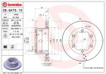 BREMBO Диск тормозной задн. MB Sprinter (со сдвоенными шинами) (09.8475.10)