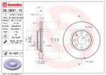 BREMBO 09.8601.11_диск тормозной передний! с покрытием Opel Corsa 1.8/1.7TDi 00> (09860111)