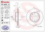 BREMBO Диск тормозной LANDROVER FREELANDER 1.8-2.5 98-06 передний (562225J, 09.8609.10)