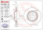 Brembo 09.8642.11 тормозной диск на VOLVO C70 I купе