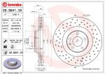 Brembo 09.8841.3X тормозной диск на AUDI A6 Allroad (4FH, C6)