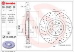 Brembo 09.9365.2X тормозной диск на ALFA ROMEO 159 (939)