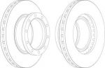 Brembo 09.9436.10 тормозной диск на 7 (E65, E66, E67)