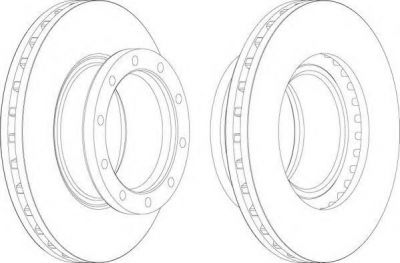 Brembo 09.9436.10 тормозной диск на 7 (E65, E66, E67)