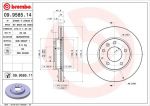 Brembo 09.9585.11 тормозной диск на MAZDA 626 V Station Wagon (GW)
