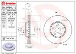 BREMBO 09.9790.11 диск тормозной передний! Toyota Avensis 1.6-2.0i/D-4D 97-03 (09.9790.11)