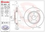 BREMBO Диск тормозной JEEP COMMANDER/GRAND CHEROKEE III 05- передний (52089269AB, 09.A031.10)