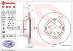 BREMBO Диск тормозной 1 E81/E87/3 E90/91/X1 E84 2.0-3.0 05- передний вент. D=330мм. крашенные (вместо 09.A259.10) (34116764645, 09.A259.11)