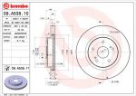 BREMBO Диск тормозной Suzuki GRAND VITARA II (JT) 1.3 (09.A538.10)