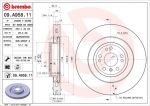 Brembo 09.A958.11 Диск тормозной MERCEDES ML W166 передний вент. D=350мм