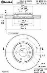 BREMBO 09.B356.10 диск тормозной передний!Opel Astra/Zafira 1.3-1.8/1.7CDTi-2.0CDTi 09> (09.B356.10)