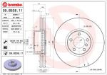 BREMBO Диск торм. окраш. Fr 7(E65/66/67) 05- (09B53811)