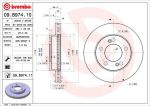 Brembo 09.B974.11 тормозной диск на SSANGYONG KYRON