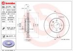 BREMBO Диск тормозной передний Hyundai Solaris (09.C171.11)