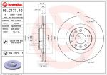 Brembo 09.C177.11 тормозной диск на MAZDA CX-7 (ER)