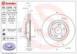 Brembo 09.C245.10 тормозной диск на HYUNDAI i40 CW (VF)