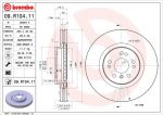 BREMBO Диск тормозной перед. вентил. MB W164 3,0-3,5L 05-> (330X32mm) (1644210412, 09.R104.11)