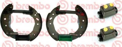 Brembo K 24 056 комплект тормозных колодок на FORD FIESTA IV (JA_, JB_)