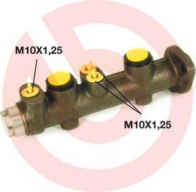 Brembo M 23 085 главный тормозной цилиндр на SEAT 132