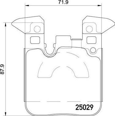 Brembo P 06 087 комплект тормозных колодок, дисковый тормоз на 1 (F20)