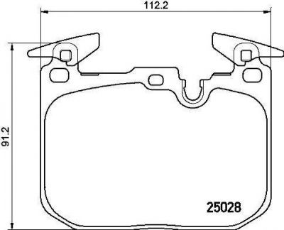 Brembo P 06 088 комплект тормозных колодок, дисковый тормоз на 1 (F20)