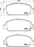 Brembo P 28 077 комплект тормозных колодок, дисковый тормоз на HONDA HR-V (RU)