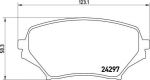 Brembo P 49 043 комплект тормозных колодок, дисковый тормоз на MAZDA MX-5 III (NC)