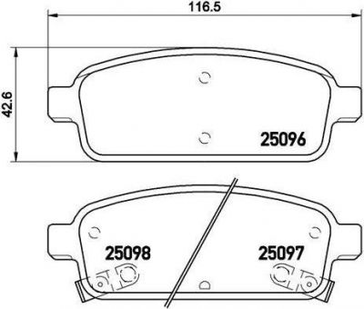 BREMBO КОМПЛЕКТ ТОРМОЗНЫХ КОЛОДОК, ДИСКОВЫЙ ТОРМОЗ (P 59 080)