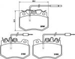 Brembo P 61 031 комплект тормозных колодок, дисковый тормоз на PEUGEOT 309 II (3C, 3A)