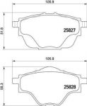 Brembo P 61 124 комплект тормозных колодок, дисковый тормоз на PEUGEOT 308 SW II