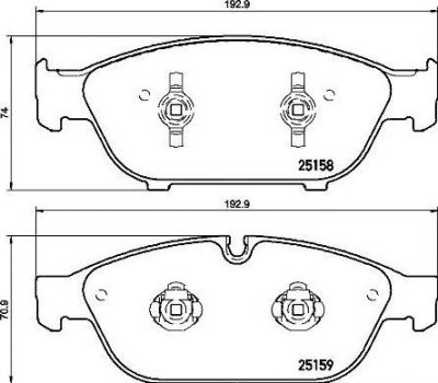 Brembo P 85 127 Колодки тормозные AUDI A8 3.0-4.2 (1LL) 09- передние