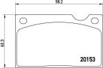 Brembo P 86 003 комплект тормозных колодок, дисковый тормоз на VOLVO 240 Kombi (P245)
