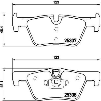 BREMBO Колодки тормозные дисковые 1 (F21) (34216850569, P06071)