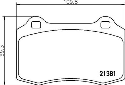 BREMBO Колодки тормозные Re Jaguar S-Type/ XJ, Volvo (30683858, P36020)