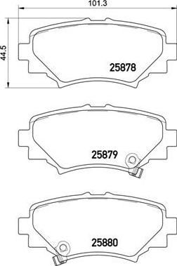 BREMBO Колодки тормозные P49049 (P49049)