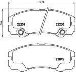 BREMBO Колодки тормозные OPEL FRONTERA B (6B_) 2.2 DTI Kw 88 09/02 (1605002, P59033)