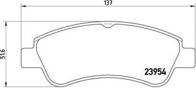 BREMBO Тормозные колодки CITRO (425423, P61066)