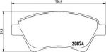 BREMBO Тормозные колодки RENAULT GRAND SC (GDB1597, P68034)