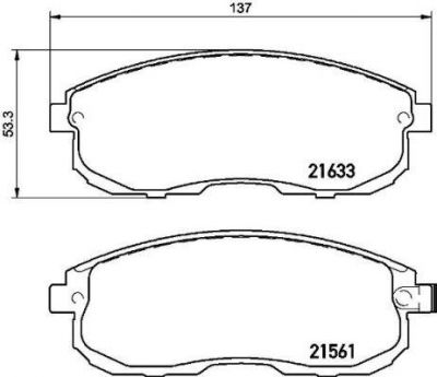 BREMBO Колодки тормозные P79030 (P79030)